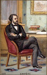 Retrato de André Marie Ampère (1775-1836), físico francés.