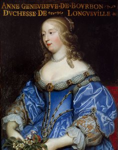 Retrato de Anne Genevieve de Bourbon Conde, Duquesa de Longueville de French School