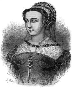 Retrato de Anne Oston, hereje, amante del Papa Sixto V (Felice Peretti conocido como Sixto V o Sisto V)
