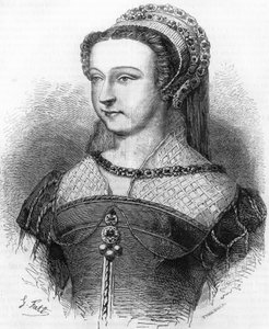 Retrato de Ana de Este, esposa de Francisco de Guisa, luego del duque de Nemours-Saboya. En “Histoire Populaire de la France”, circa 1885. Grabado.