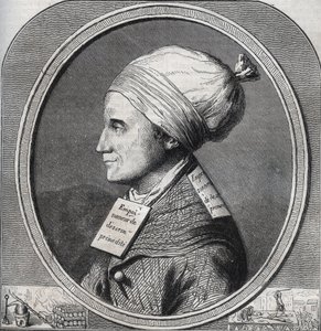 Retrato de Antoine-François (Antoine François) Desrues (1744-1777) envenenador francés - Grabado en “Causes célèbres de tous les peuples” por Armand Fouquier (1817-18?) 1858-1867 - colección privada de French School