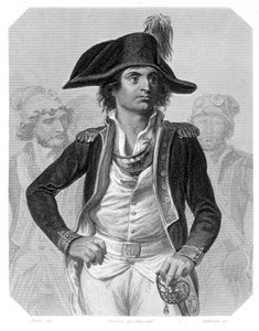 Retrato de Antoine Joseph Santerre (1752-1809), político francés. En “La historia de los Girondinos” de Lamartine
