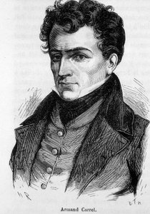 Retrato de Armand Carrel, periodista y escritor político francés (1800-1836).
