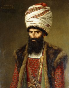 Retrato de Asghar Khan, embajador de Persia, 1808 de French School
