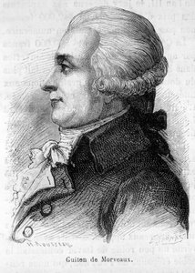 Retrato del Barón Louis-Bernard Guyton-Morveau (Guiton) (1737-1816), político, químico y revolucionario francés - en "L