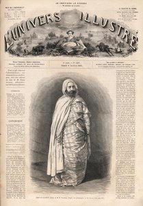 Retrato de Ben Mahi Ed Din Abd El Kader (1808-1883), Amir de Mascara, líder militar y religioso de French School