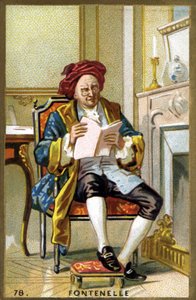 Retrato de Bernard Le Bouyer (Le Bovier) de Fontenelle (1657-1757) de French School