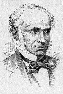 Retrato de Camille Doucet (1812-1895), poeta, dramaturgo y académico francés. Grabado en “Le Monde Illustré” n°883 del 14 de marzo de 1874 de French School