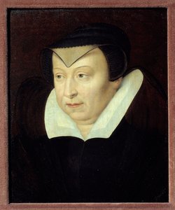 Retrato de Catalina de Médicis (1519-1589), Reina de Francia de French School