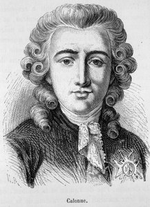 Retrato de Charles Alexandre de Calonne, político francés (1734-1802) - en 