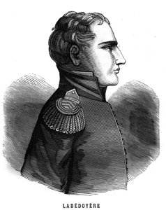 Retrato de Charles Angélique François Huchet de La Bédoyère de French School