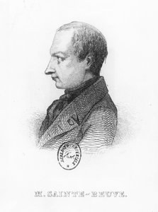 Retrato de Charles Augustin Saint-Beuve de French School