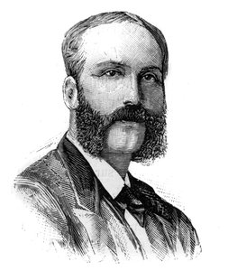 Retrato de Charles Baihaut (1843-1917), político francés. Grabado en “Le Monde Illustré”, 16 de enero