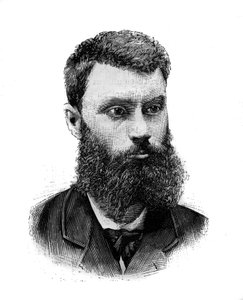 Retrato de Charles Camille Pelletan (1846-1915), político, periodista y escritor francés. Grabado en “Le Monde Illustré”, 2 de enero.
