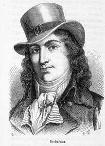Retrato de Charles Jean Marie Barbaroux (1767 - 1794), político francés que dirigió a los federados de Marsella cuando se tomaron las Tullerías en 1792 de French School