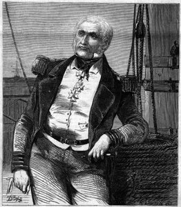 Retrato de Charles Napier (1786-1860), almirante y político escocés. Grabado en “Le Monde Illustré” n°188 del 17 de noviembre de 1860. de French School
