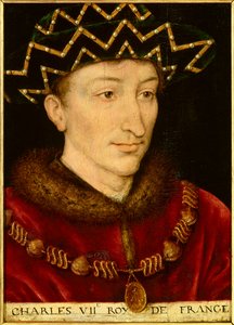 Retrato de Carlos VII, Rey de Francia de French School