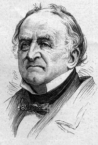 Retrato de Charles de Viel Castel (Viel-Castel) (1800-1887), diplomático y académico francés. Grabado en “Le Monde Illustré” n°883 del 14 de marzo de 1874