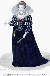 Retrato de Charlotte de Montmorenci de French School