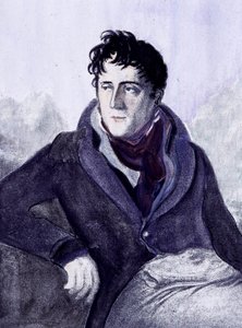 Retrato de Chateaubriand. Grabado del siglo XIX de French School