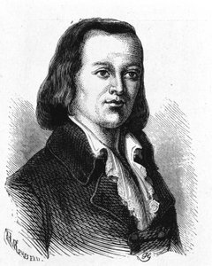 Retrato de Claude Chappe (1765 - 1807), ingeniero francés que hizo el primer telégrafo aéreo - en 