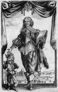 Retrato de Claude Deruet (1588-1660), pintor francés. Grabado de la “Histoire de la Gravure” por Georges Duplessis de French School
