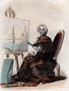 Retrato de Claude Joseph Vernet (1714-1789), pintor francés de French School