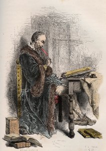 Retrato de Clement des Marets dit Marot de French School