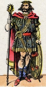 Retrato de Clotario I, Rey de los Francos de 511 a 561. de French School
