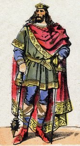 Retrato de Clodoveo I (ca. 466-511), Rey de los Francos.