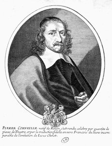 Retrato de Corneille. Grabado del siglo XIX