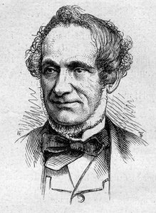 Retrato de Desire Nisard (1806-1888), ensayista y académico francés. Grabado en 
