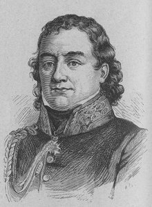 Retrato de Dominique Jean, Barón Larrey (1766 - 1842), cirujano militar francés - en "Album de la Ciencia; científicos ilustres; Grandes descubrimientos" 1896 de French School