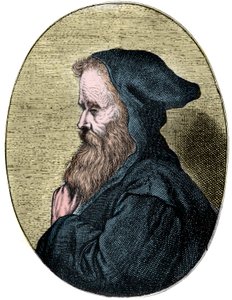 Retrato de Empédocles (490 a.C.), filósofo griego de French School