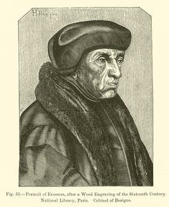 Retrato de Erasmo de French School