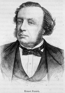 Retrato de Ernest Picard, político francés (1821 -1877) de French School