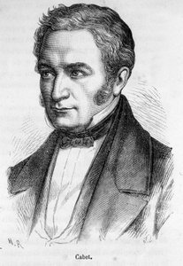 Retrato de Étienne Cabet, socialista francés (1788-1856). de French School