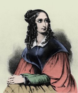 Retrato de Flora Tristan, abuela de Gauguin, 1839 de French School