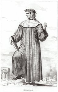 Retrato de Francesco Petrarca de French School