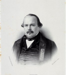 Retrato de François Auguste Perrinon (1812-1861), diputado de Martinica. Grabado del siglo XIX. Chartres, Museo de Bellas Artes de French School