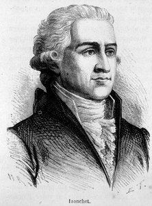 Retrato de Francois Denis Tronchet (1726 - 1806), jurista y político - en "L
