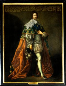 Retrato de François de Bethune, Duque de Orval (1598-1678), hijo de Maximilien de Bethune, Duque de Sully (1559-1641). Pintura anónima del siglo XVII. Óleo sobre lienzo. Mención obligatoria: Sully sur Loire, Château de Sully de French School