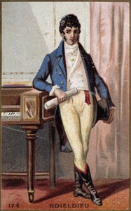Retrato de François Adrien Boieldieu (1775-1834), compositor francés. de French School