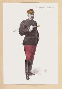 Retrato del general Jacques Duchesne (1837-1918) (grabado) de French School
