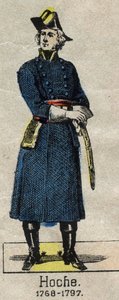 Retrato del General Louis Lazare Hoche (1768-1797) Imagen de Epinal de finales del siglo XIX.