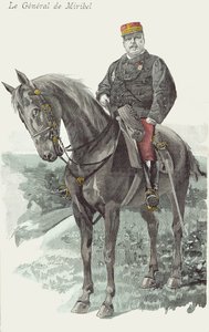 Retrato del General de Miribel (1831-93) (grabado) de French School