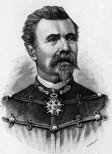 Retrato del General de Reffye - en “Album de la Ciencia; científicos ilustres; Grandes descubrimientos” 1896.