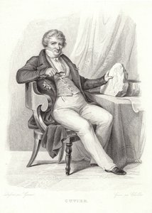 Retrato de George Cuvier de French School