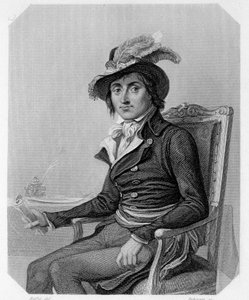Retrato de Georges Couthon (1755-1794), político francés. En “La historia de los Girondinos” de Lamartine de French School