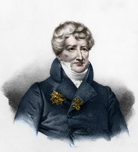 Retrato de Georges Cuvier (1764-1832), paleontólogo francés de French School